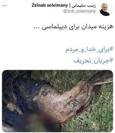 پست زینب سلیمانی