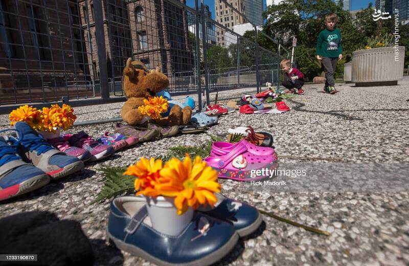 یادبود متفاوت جسد ۲۱۵ کودک بومی کانادایی