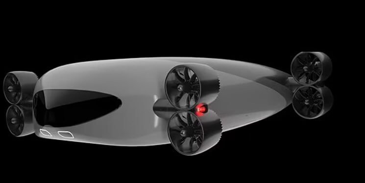 اتوبوس هوایی خودران با ظرفیت ۴۰ نفر