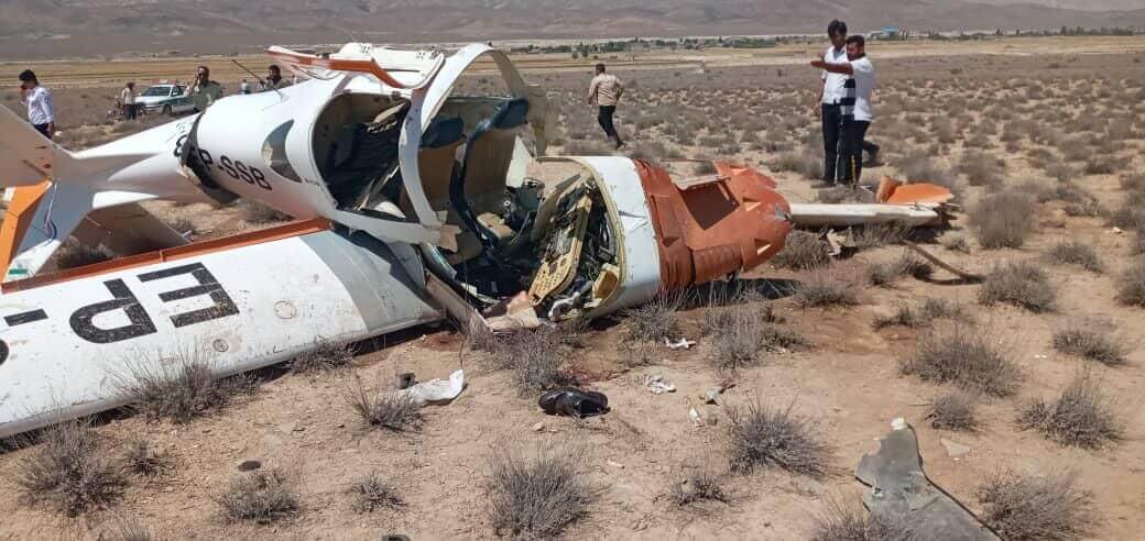 سقوط هواپیمای آموزشی
