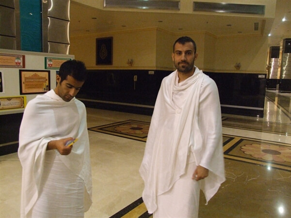 احرام بازیکنان در حج