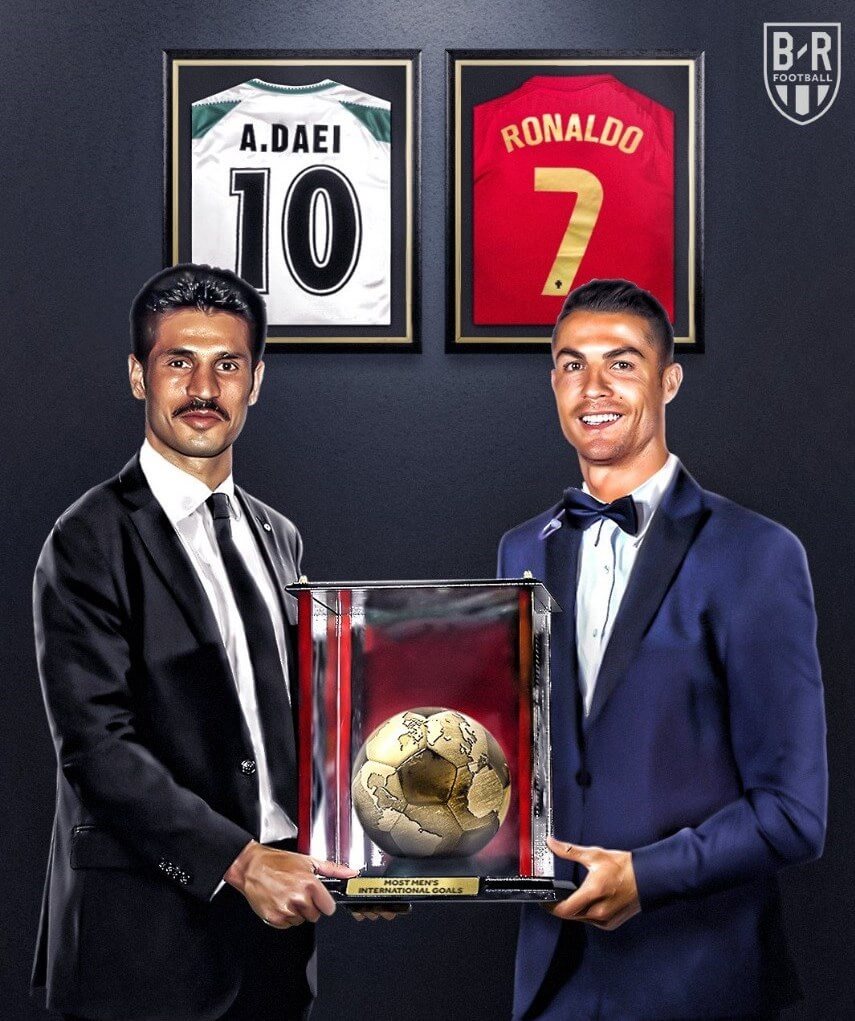 طرح جالب «بلیچر ریپورت» از رسیدن رونالدو به رکورد دایی