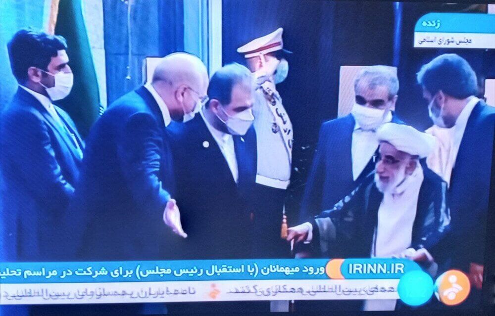 آیت الله جنتی در مراسم تحلیف