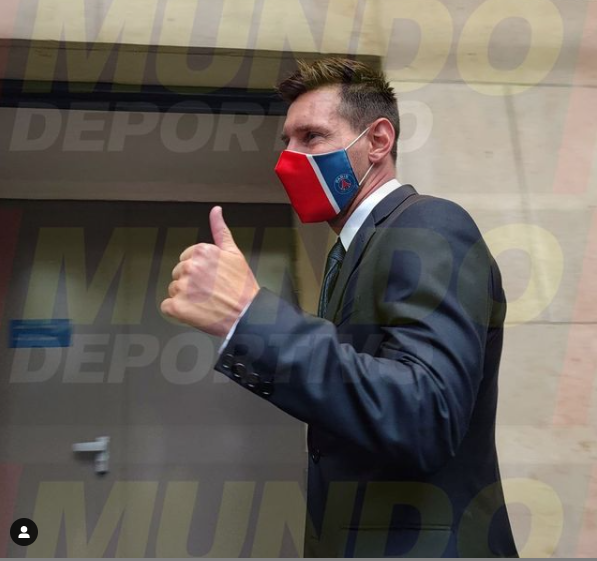 ماسک لیونل مسی