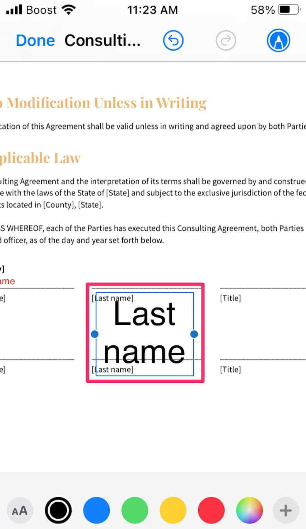 تایپ کردن PDF
