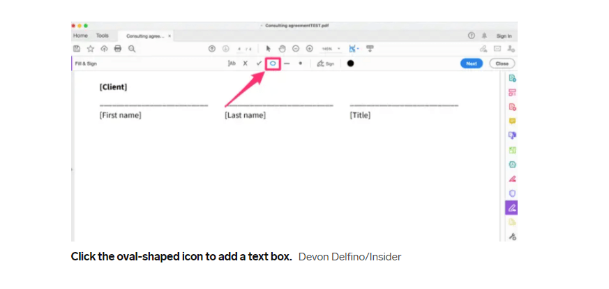 تایپ کردن در فایل PDF