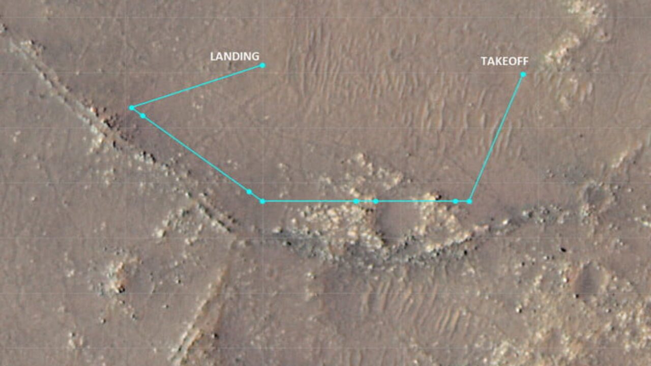 دهمین پرواز هلی کوپتر مریخی انجام شد