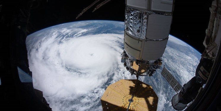 طوفان آیدا از نگاه دوربین ناسا