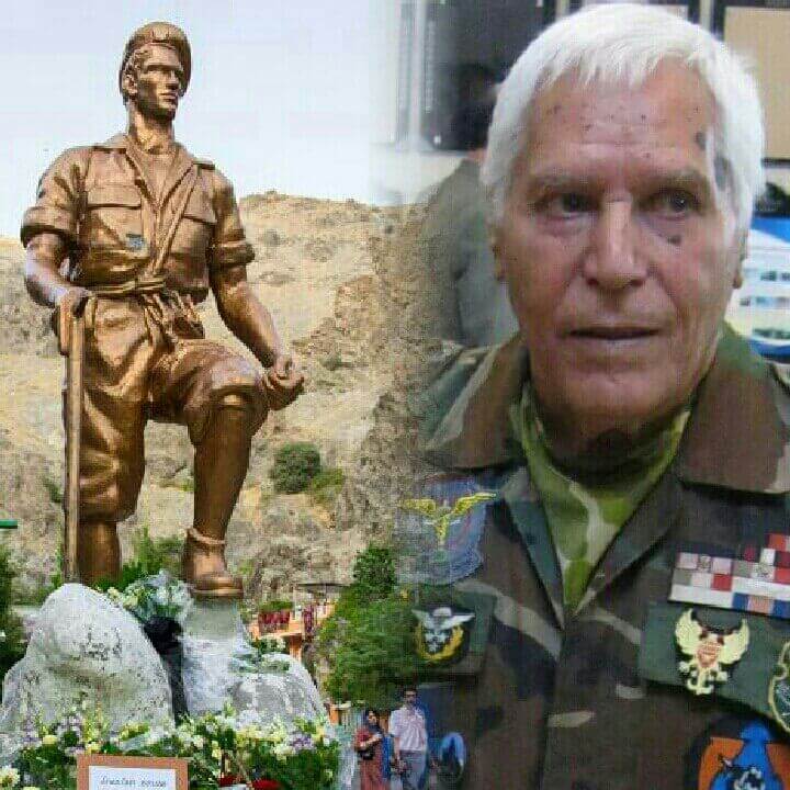 مدال لیاقت رییس جمهور آمریکا به سرهنگ ایرانی امیر شاه قدمی