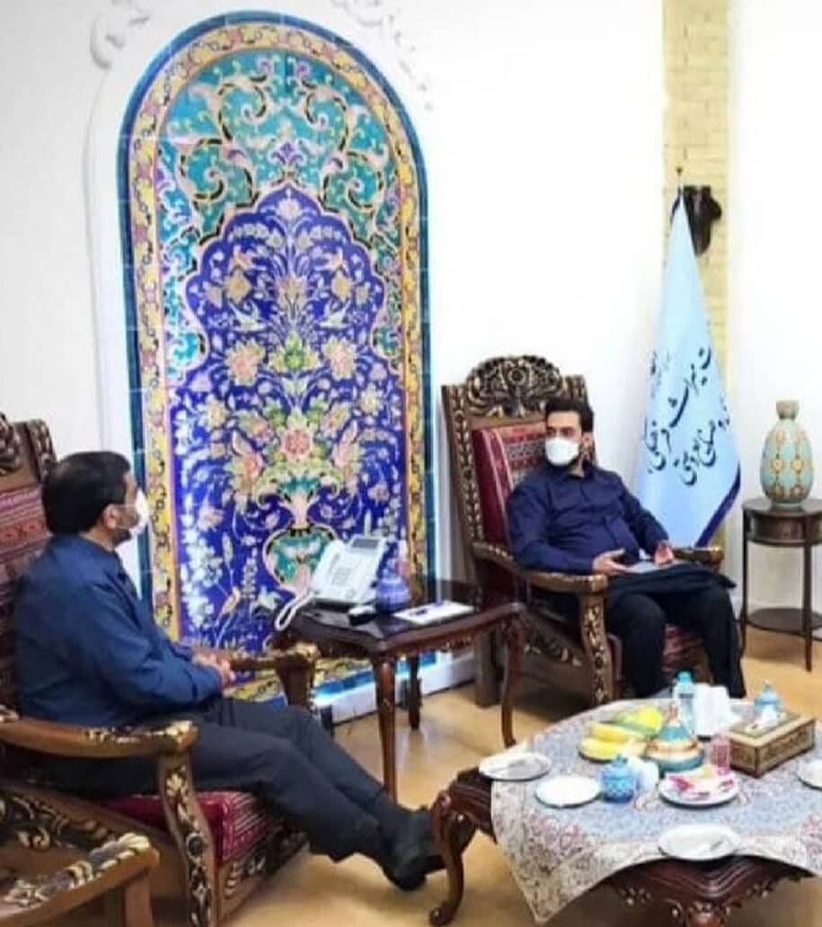 صبحانه ضرغامی با آذری جهرمی
