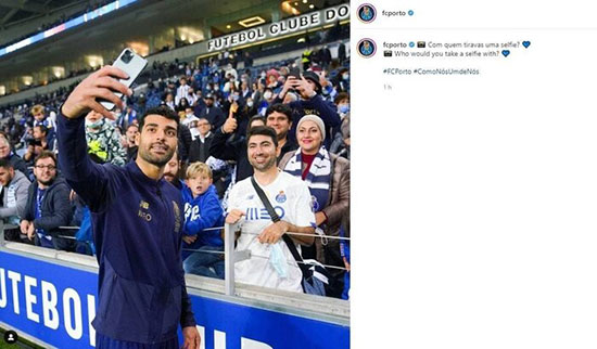 پست اینستاگرامی پورتو 