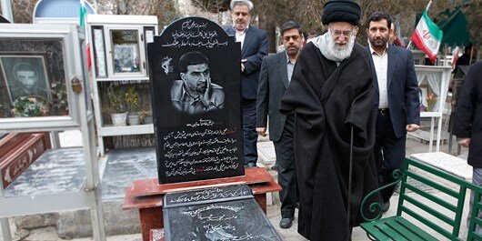 مزار شهید طهرانی مقدم رهبری