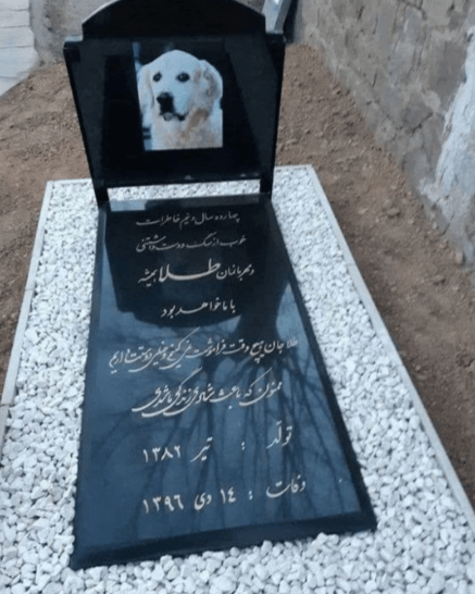 سنگ قبر سگ