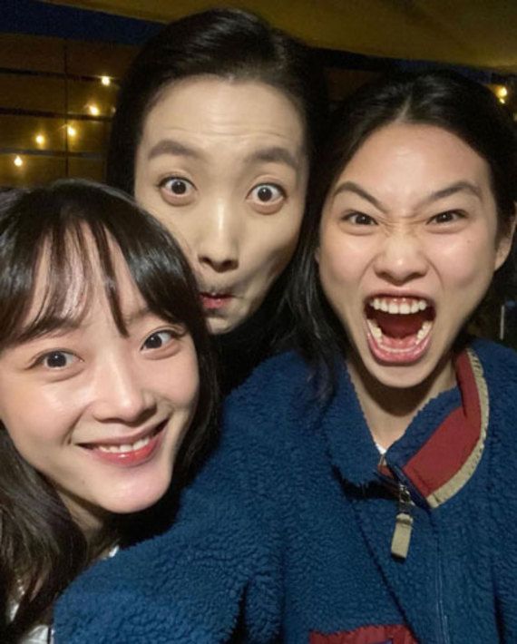 سلفی عجیب بازیگران زن سریال بازی مرکب