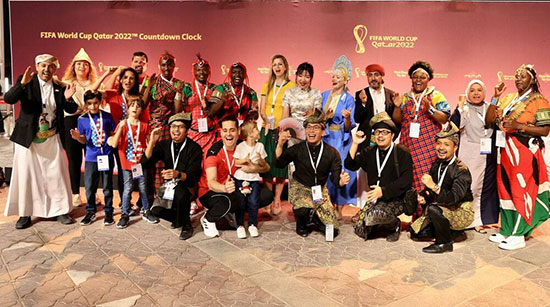 مراسم روزشمار جام جهانی قطر