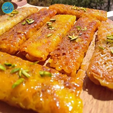 شیرینی رشته خوشکار مجلسی گیلانی