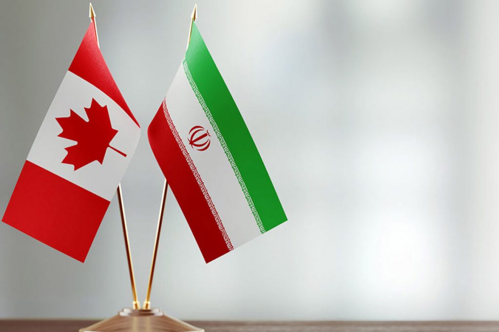 پرجم ایران و کانادا