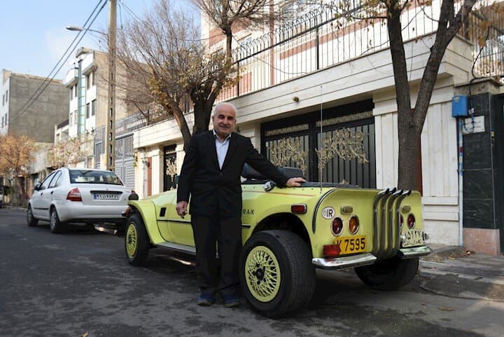 خودرویی عجیب در تهران