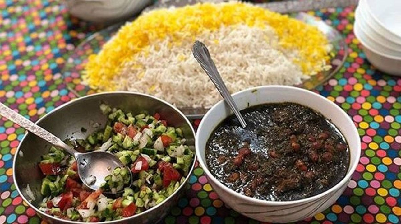 میزان کالری خورشت قورمه سبزی