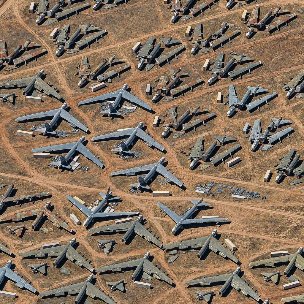 بزرگ‌ترین گورستان هواپیماهای غول‌پیکر جهان