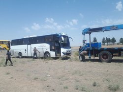حادثه برای اتوبوس کربلا - مشهد