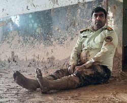 روایت ۳ ساعت نفسگیر فرمانده پلیس انار برای نجات ۱۴ سیل‌زده
