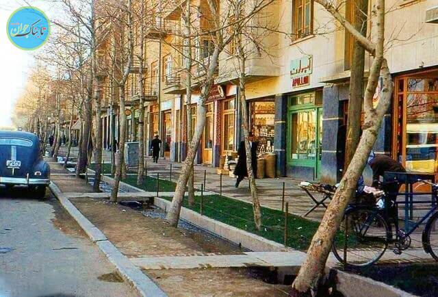 نمایی از خیابان انقلاب در سال ۱۳۳۰