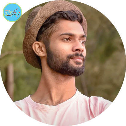 خلاقیت جالب یک جوان با خورشید