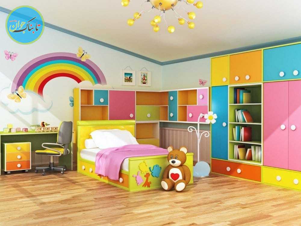 رنگ اتاق چه تاثیری بر روحیات کودک می‌گذارد
