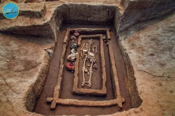 عکس | کشف قبرستان غول‌های 5 هزارساله در چین!