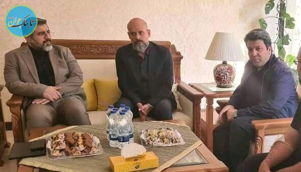 حضور اقای وزیر در منزل امین تارخ