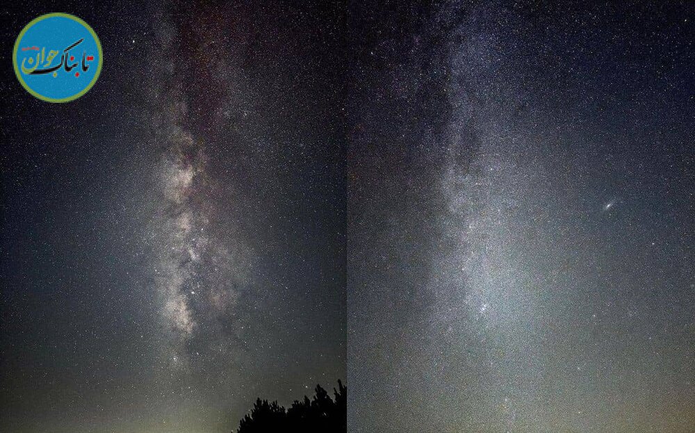 عکس بی نظیر آیفون ۱۴ از کهکشان راه شیری