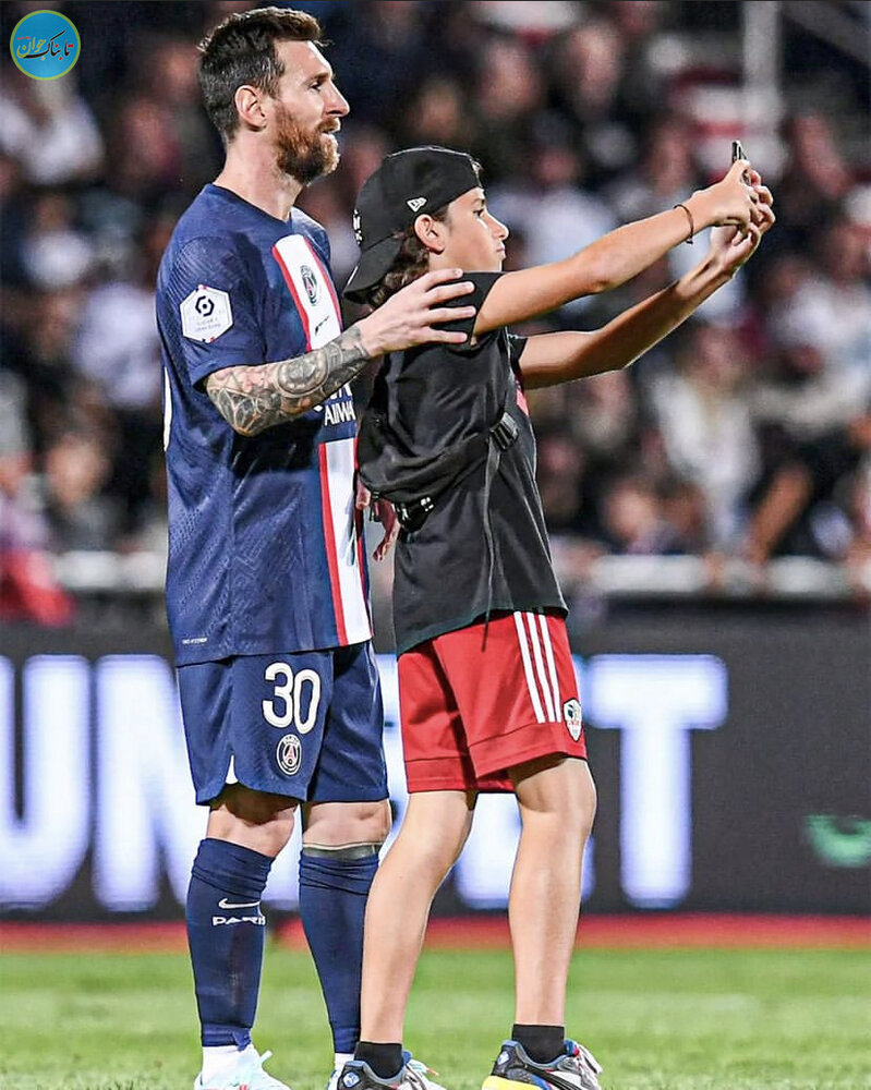 سلفی پر دردسر یک نوجوان با لیونل مسی