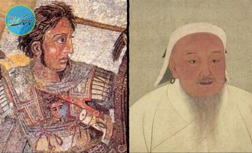 شباهت عجیب اسکندر مقدونی و چنگیز خان مغول!