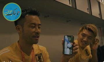 تصویر جنجالی، بک‌گراند موبایل بازیکن ژاپنی شد + عکس