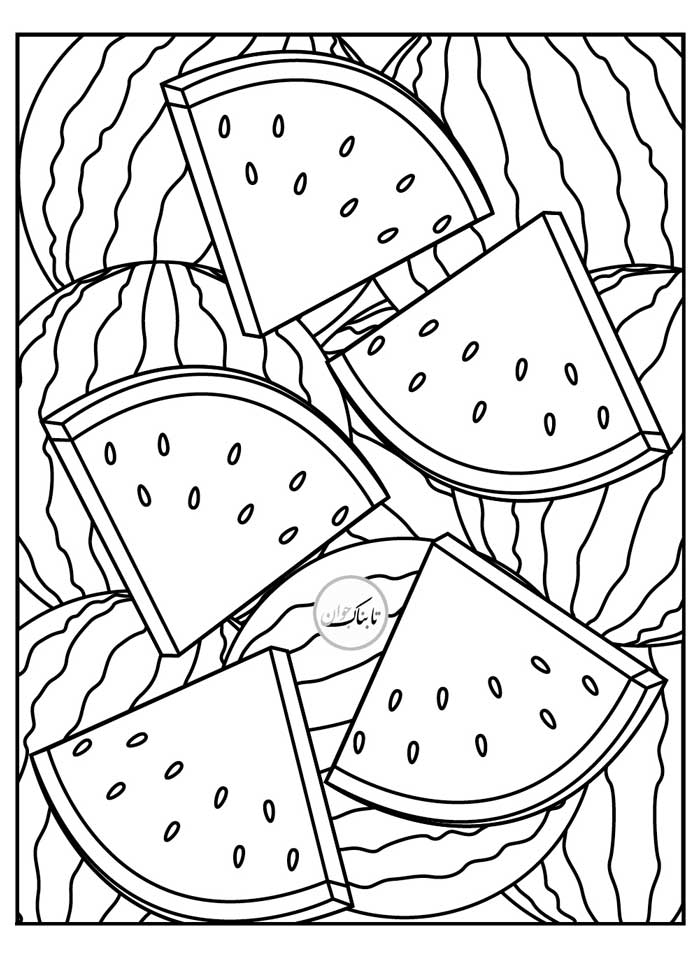 نقاشی های شب یلدا برای رنگ آمیزی کودکان !/ از مبتدی تا پیشرفته