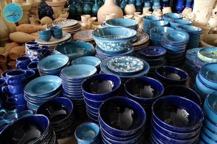 محصولات پایتخت سفال ایران