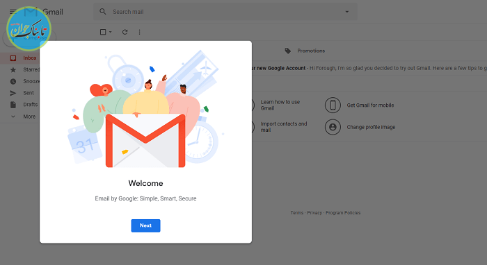چگونه ایمیل بسازیم؟ آموزش تصویری ساخت جیمیل و یاهو روش ساخت ایمیل