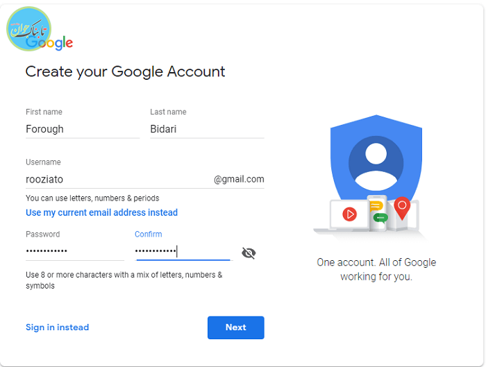 چگونه ایمیل بسازیم؟ آموزش تصویری ساخت جیمیل و یاهو چگونه ایمیل بسازیم