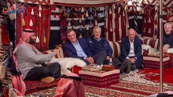 صحنه‌ای خاص از دیدار آمریکایی‌ها با محمد بن سلمان