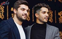 شادی سینا مهراد و برادرش در قطر بعد از گلزنی ایران