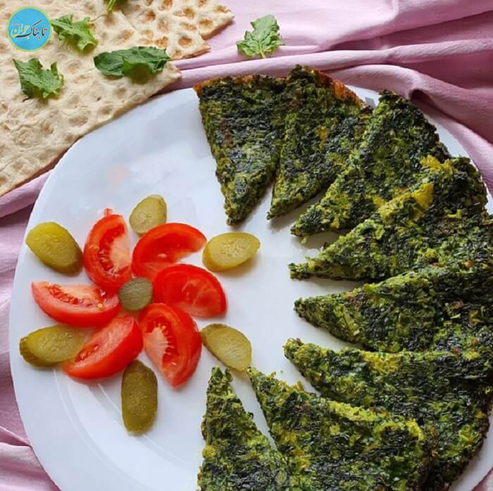 تزیین کوکو سبزی مجلسی برای مدرسه + انواع طرز تهیه تزیین کوکو سبزی برای مدرسه