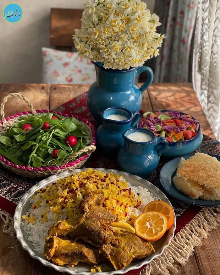 طرز تهیه چلو گوشت خانگی ساده؛ مجلسی و رستورانی تزیین چلو گوشت
