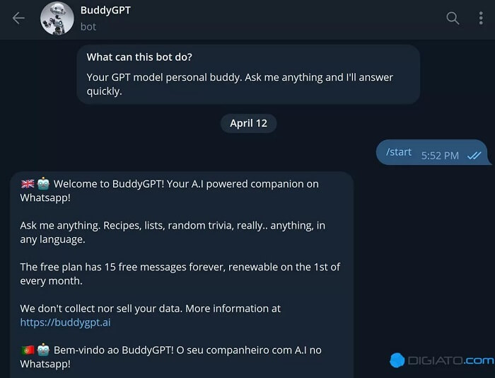 بات BuddyGPT