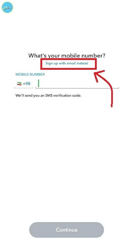 اسنپ چت بدون ایمیل