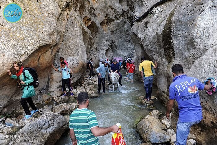 تنگه واشی در تابستان