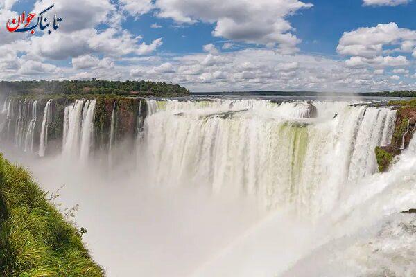 عریض ترین آبشار جهان و عریض ترین رودخانه جهان + تصاویر