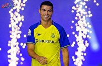 سلام عربی رونالدو هنگام ورود به تمرینات النصر + فیلم
