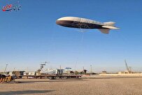 استقرار بالن فضایی در مرز مهران