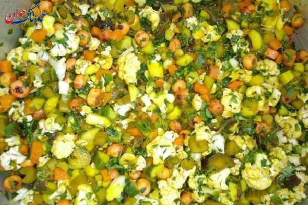 طرز تهیه ترشی هفت بیجار شمالی مجلسی فوری + فوت و فن